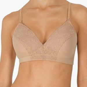 Natori Maternity Bliss Perfection Wire Free Nursing Bra Size 34D